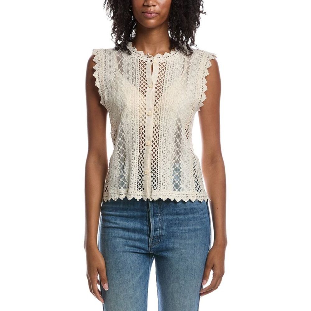 Anna Kay Womens  Seliza Shirt, White